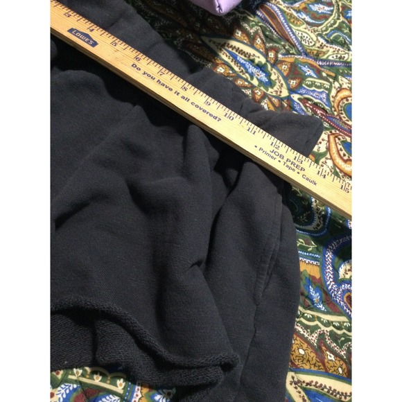 Free People Black Fleece Lounge Shorts High Waisted Drawstring S P - Picture 3 of 5